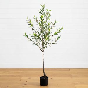 5’ olive artificial tree