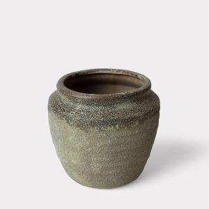 earthy ceramic planter pot 6.25"