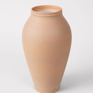 terracotta medium ceramic vase 14"