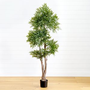 69” ruscus artificial tree uv resistant (indoor/outdoor)
