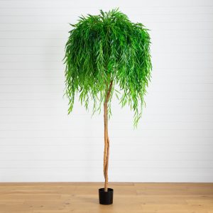 8’ willow artificial tree (real touch)